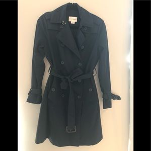 Club Monaco Navy Trench Coat